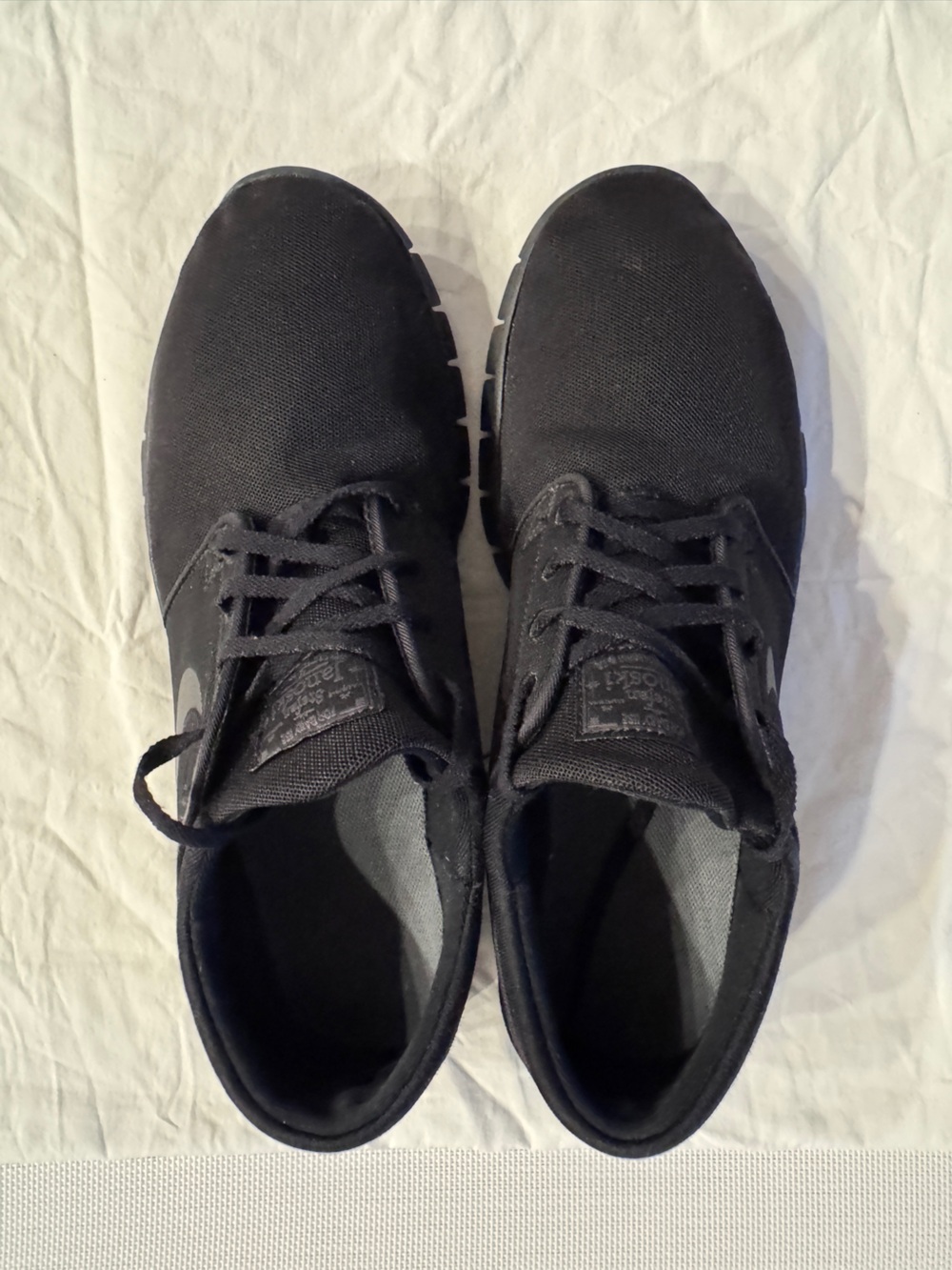 Nike SB Stefan Janoski Max Triple Black Men Size 12 - Picture 3 of 7